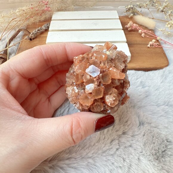 Gorgeous Aragonite Cluster Specimen from Morocco - Picture 6 of 7